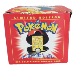 Pokemon Charizard 23K Gold Plated Trading Card 1999 Burger King Sealed in Box - Image 3