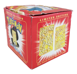 Pokemon Charizard 23K Gold Plated Trading Card 1999 Burger King Sealed in Box - Image 4