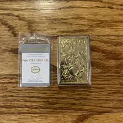 BURGER KING 1999 POKEMON 23K GOLD PLATED TRADING CARD - COMPLETE SET (CHARIZARD) - Image 4