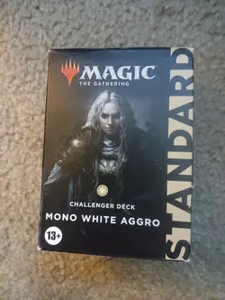 New-Magic The Gathering Mono White Aggro Challenger Deck Sealed - Image 1