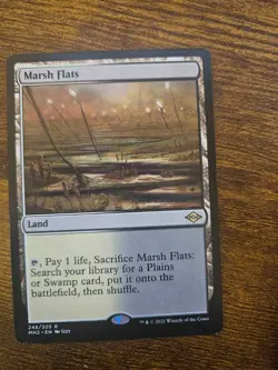 Marsh Flats | MTG Magic the Gathering Modern Horizons 2 Fetchland #248 NM - Image 1