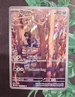 Pokemon IR Deino - Illustration Rare SV: White Flare 146/086 NM - Image 1