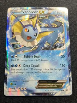 Pokemon TCG LOT OF 3 Jolteon, Vaporeon, and Glaceon EX Holo Cards Generations - Image 4