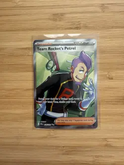 Pokemon TCG Team Rocket's Petrel 226/182 Sv10: Destined Rivals Holo MINT/NM - Image 1