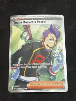 Pokemon TCG - Team Rocket's Petrel 226/182 Full Art Destined Rivals NM - Image 1