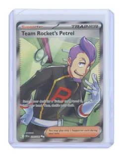 Pokemon TCG Team Rocket's Petrel 226/182 Destined Rivals Full Art NM - Image 1