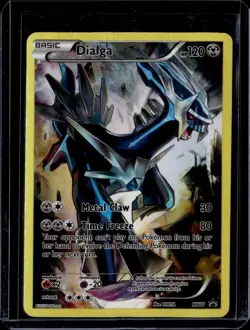 Dialga Full Art Holo XY77 Black Star Promo (CREASED) (HP) / Pokemon TCG - Image 1