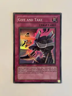 Give and Take DP08-EN029 Duelist Pack 8: Yusei Fudo-1st Edition 1st Edition - Image 1