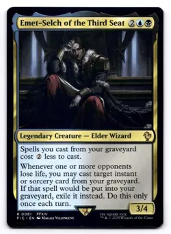 Emet-Selch of the Third Seat NM Commander: Final Fantasy 0081 MTG Regular - Image 1