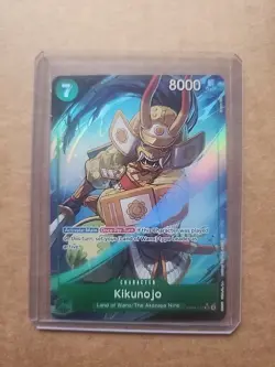 One Piece TCG Kikunojo Alternate Alt Art SR EB04-012 English OP14 Azure Seven NM - Image 1