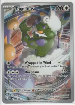 Tornadus SVP 210 SV: Scarlet & Violet Promo Cards - Pokemon Card - NM - Image 1
