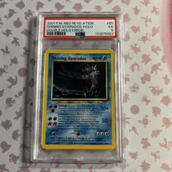 Pokemon Shining Gyarados Double Holo Neo Revelation 65/64 PSA 5 - Image 1