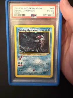 Shining Gyarados #65/64 Double Holo Error PSA 4 - 2001 Pokemon Neo Revelation - Image 4