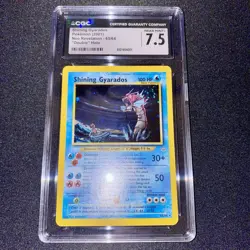 CGC 7.5 Shining Gyarados Neo Revelation 65/64 DOUBLE HOLO ERROR Pokemon Card psa - Image 3