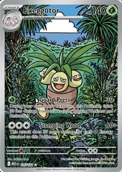 🌴POKEMON TCG EXEGGUTOR 135/132 ILLUSTRATION RARE MEGA EVOLUTIONS ENGLISH🌴 - Image 1