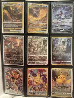 Pokemon Card Lot 9 Cards Binder not Included - Image 1