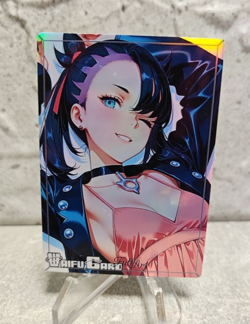 Marnie Trading Card Waifu Goddess Story Anime Girl holo Karte Manga Full Art - Image 1