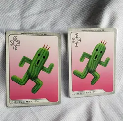 Triple Triad G-31 Lv-3 Cactuar Card Final Fantasy FF8 FFVIII ONE Of TWO - Image 3
