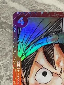 Monkey .D.Luffy P-022 Red Frame Promotion Card Japanese One Piece TCG Near Mint - Image 4