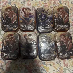 One Piece Card Game Mini-Tin Pack Set Vol.2 (8 Total Tins) - Image 1