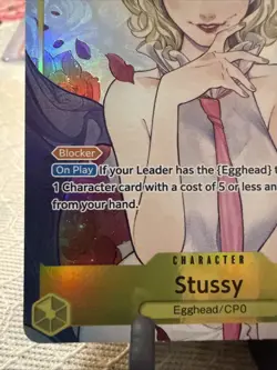Stussy Alt Art OP13-110 SR Carrying on His Will ONE PIECE Card Game NM - Image 5