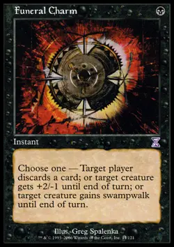 MTG FUNERAL CHARM EXC - MONILE FUNEBRE - TSP - MAGIC - Image 1