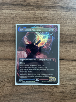 Niv-Mizzet, Visionary - (Borderless) - NM - Foil - Foundations - MTG English - Image 1