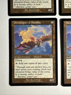 4x Mtg Modern Horizons 2 Ornithopter Of Paradise Retro NM/M Magic The Gathering - Image 2