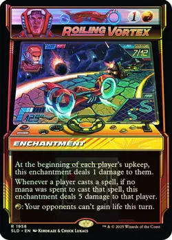 Magic The Gathering MTG ROILING VORTEX FOIL Secret Lair NM Near Mint - Image 1