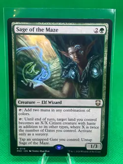 MTG - SAGE OF THE MAZE - Modern Horizons 3 Com (R) - Image 1