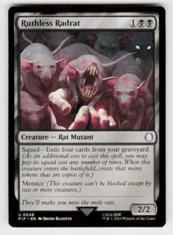 Universes Beyond: Fallout #48 Ruthless Radrat - Image 1