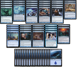 Mono Blue Mill Deck - Modern Legal - 60 Card - Ready to Play - MTG NM/M! - Image 1