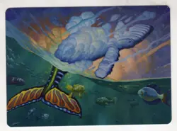 MTG Modern Horizons 3 Art Series Card #2 Dreamtide Whale - Image 1