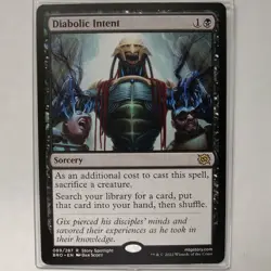 Diabolic Intent - NM - The Brother's War BRO - MTG - Image 1