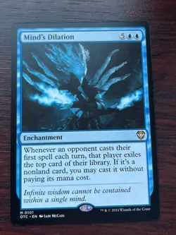 1x MIND'S DILATION - Commander - MTG - Magic the Gathering - Image 1