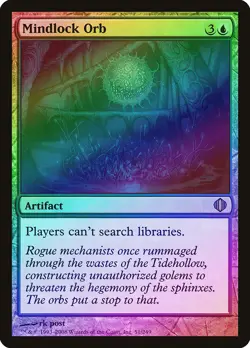 Mindlock Orb FOIL Shards of Alara NM Artifact Blue Rare MAGIC CARD ABUGames - Image 1