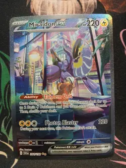 Pokemon TCG - Miraidon ex - SV01: Scarlet & Violet Base Set 244/198 Special Illu - Image 3