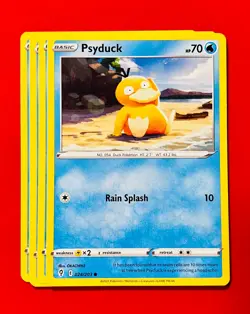 4x Psyduck 028/189 Pokemon TCG Astral Radiance NM Playset Common Lot - Image 1