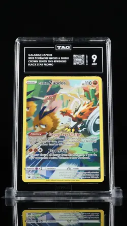 Pokemon Sword & Shield Black Star Promos Galarian Zapdos TAG 9 #SWSH283 - Image 1