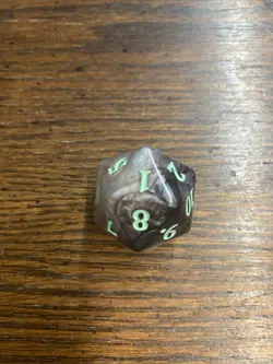 MTG Duskmourn Nightmare Bundle OVERSIZED Glow in the Dark Spindown D20 Dice - Image 2