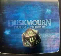 MTG Duskmourn OVERSIZED Glow in the Dark Spindown D20 Dice From Nightmare Bundle - Image 2