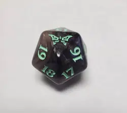 MTG Duskmourn Nightmare Bundle OVERSIZED Glow in the Dark Spindown D20 Dice - Image 1
