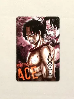 Portgas D Ace - One Piece Caramel Popcorn Card 006 - Japanese - Image 1