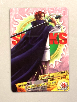 Shanks - No.02-21 C - One Piece One Py Berry Match Card Japanese - Image 1