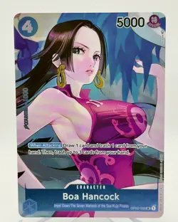 Boa Hancock OP02-059 Box Topper Paramount War English One Piece, NM Condition - Image 1