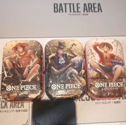 One Piece Card Game - Tin Pack Set Vol.2 (TS-02, OP13) - All 3 Tins - In Hand UK - Image 1