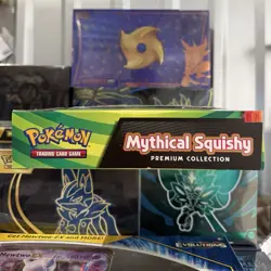 Nintendo Pokemon TCG Mythical Squishy Premium Collection - Factory Sealed 820650809736 - Image 5