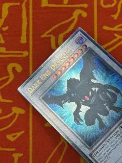 YUGIOH DARK END DRAGON QUARTER CENTURY SECRET RARE NM RA03-EN216 - Image 3