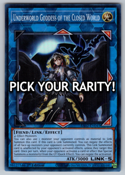 Underworld Goddess of the Closed World Yugioh RA02-EN045 - PICK YOUR RARITY NM - Image 1