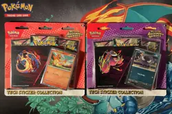 Pokemon TCG Ascended Heroes Tech Sticker Collection Set Of 2 Charmander Gastly - Image 1